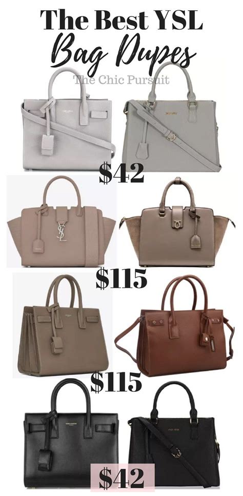 white ysl bag dupe|ysl niki bag dupes.